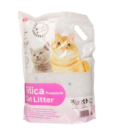 Flamingo Silica Large Grains Premium Cat Litter - 5L